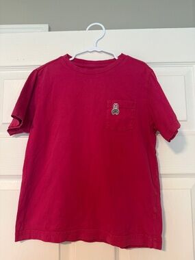 Psycho Bunny Kids Raspberry Short Sleeve Pocket Tee